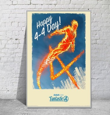 The Fantastic Four First Steps (2025) Film POSTER Plakat  - 182a