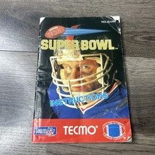 Tecmo Super Bowl - Super Nintendo Manual Only No Game
