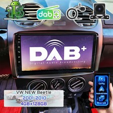 DAB+ 4+128GB Apple Carplay Android Autoradio GPS Navi WiFi RDS Für VW New Beetle
