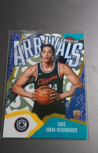 Yanic Niederhäuser – 2025-26 Topps Finest Basketball · Arrivals #A-30 Yanic Konan-Niederhäuser