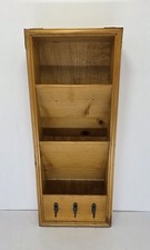 Vintage Wooden 3 Slot Wall-Mounted Letter Org...