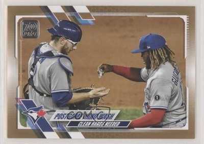 2021 Topps Checklist Gold 1988/2021 Vladimir Guerrero Jr Danny Jansen #159 03us