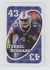 2024 Uno Fandom NFL Buffalo Bills Blue Terrel Bernard #43 0c4