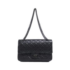 Chanel Calfskin Shoulder Bag Women Black One Size 664256