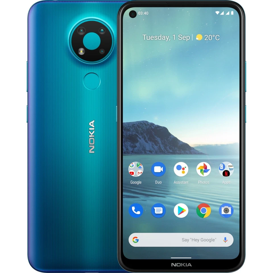 Nokia 3.4 - 64GB - Charoal Grau (Ohne Simlock) (Einzel-SIM) - Bild 1 von 1