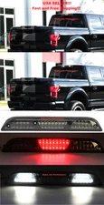 SMOKED LENS LED 3RD BRAKE LIGHT LAMP w/ QUICK FLASH OPTION for 2015-25 Ford F150