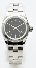 Rolex Oyster Perpetual Steel ‘1990’ Rare Ladies Vintage Watch Ref 67180, 25mm