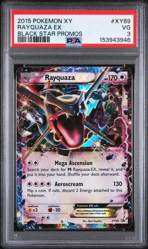 Rayquaza-EX graded PSA 3 for sale on eBay