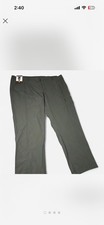 Green cargo trousers with adjustable waist and pockets cargo outdoor