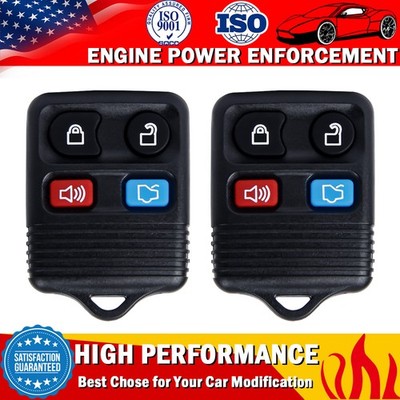 For Ford Replacement Alarm Remote Keyless Entry Control Key FOB Clicker 4 Button