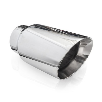 Stainless Works 799300 Double Wall Slash Cut Tip 4'' Body 8'' Length 3'' Inlet