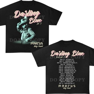 Marcus King Darling Blue Tour 2026 Reprint T-shirt