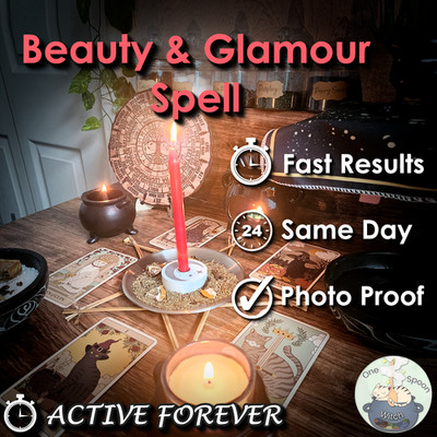 Beauty and Glamour Spell - SAME DAY Casting for Radiance, & Confidence  