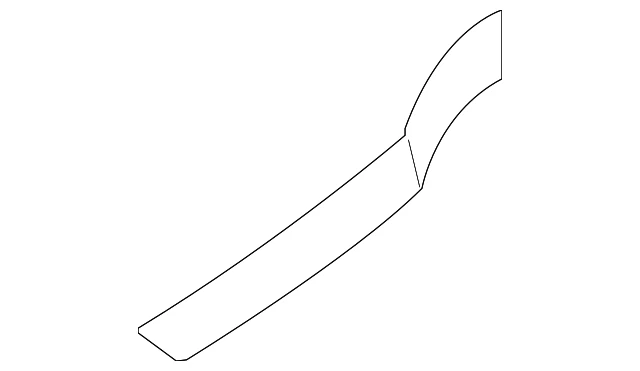 Moldura inferior para Subaru Impreza 2011-2012 (P/N 91112FG500NN)