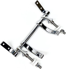 Polished Chrome Plated Zinc Toilet Seat Hinge Hardware Kit Universal Fit 	Metal