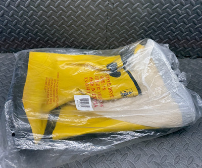 Work Force BSYE-15-6 Heavy Duty Yellow Rubber Over Boots - Size 15