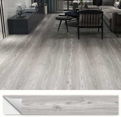 W056 Peel and Stick Floor Tile 6''X36'' (10 PCS) 14.5 Sq.Ft Vinyl Plank Flooring