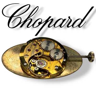 Vintage Chopard Genève L.U.C. 21 Jewels Mechanical Watch Movement   Working