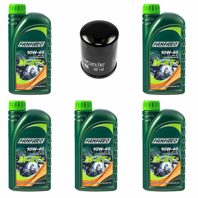 Motoröl Set 10W40 5 Liter Ölfilter HF148 für TGB Blade 425 500 LOF Target 525