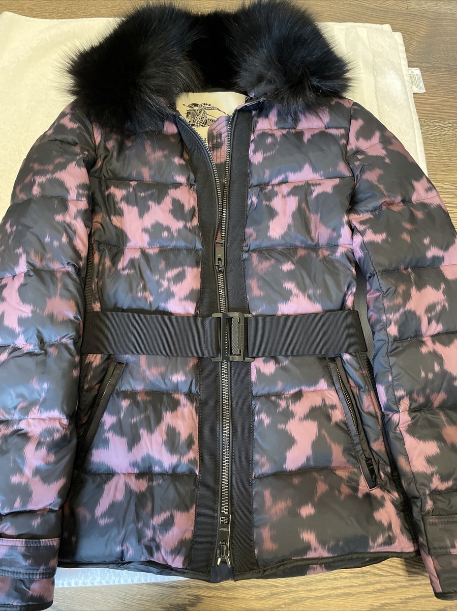 【BURBERRY LONDON】4wayダウンコート ブルーフォックスファー BURBERRY LONDON】4wayダウンコート ブルーフォックスファー BURBERRY