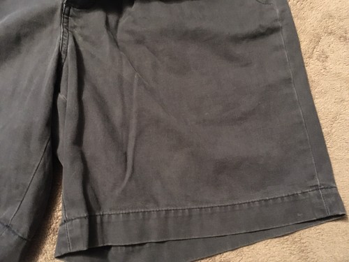 Vintage Abercrombie & Fitch Men's Heavy Cargo Shorts Blue Size 32 Button Fly - Picture 7 of 12