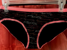 Vintage Victoria Secret Signature Band Cotton Panty Large Seamless Tag