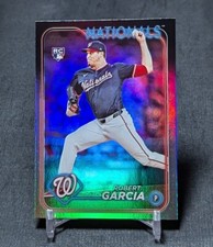 Robert Garcia Rainbow Foil Rookie RC 2024 Topps Update Card #US137 Nationals