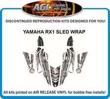 YAMAHA RX1 SKULL SLED WRAP  Decals  Graphics rx-1