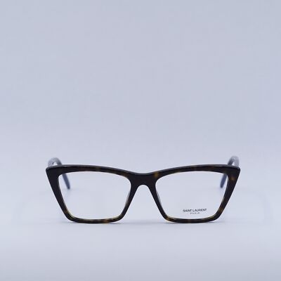 SAINT LAURENT SL737 MICA THIN OPT 002 Havana/Clear Anti  display picture 3