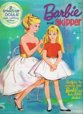 VINTAGE UNCUT 1964 BARBIE & SKIPPER PAPER DOLLS~#1 TOP REPRODUCTION~#1 SELLER
