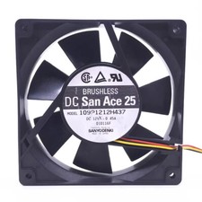 Sanyo 109P1212H437 12025 12V 0.45A 12CM 3-wire double ball cooling fan
