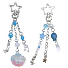 Trendy Keychain Hangings Accessory Delicate Sea Creature Pendant Keyrings Charm