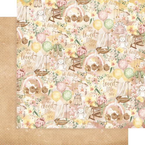 GRAPHIC 45 "LITTLE ONE" 8X8 PAPER PACK 24 SHEETS BABY INFANT SCRAPJACK'S PLACE - Picture 7 of 9