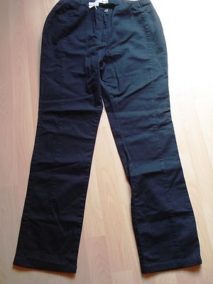 Schwarze Komfortbund-Hose v.Helena Vera,Mod.Moni,Gr.36,Bund m.Gummizug,Neu,LD