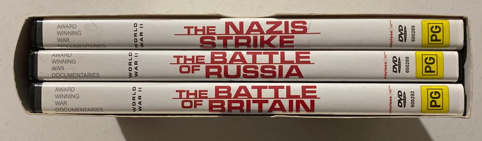World War 2 Battle of Britain + Battle of Russia + Nazis Strike DVD - image 2 of 3