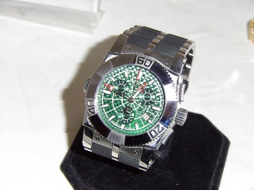 Montre Homme Renato Cyclops - Mouvement Suisse 22 Jewels, Boîte Acier/rose Gold, Occasion