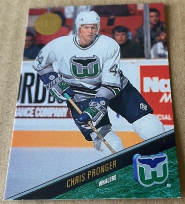 CHRIS PRONGER HOF 1993-94 THE LEAF SET Rookie Card #257 NM-MT