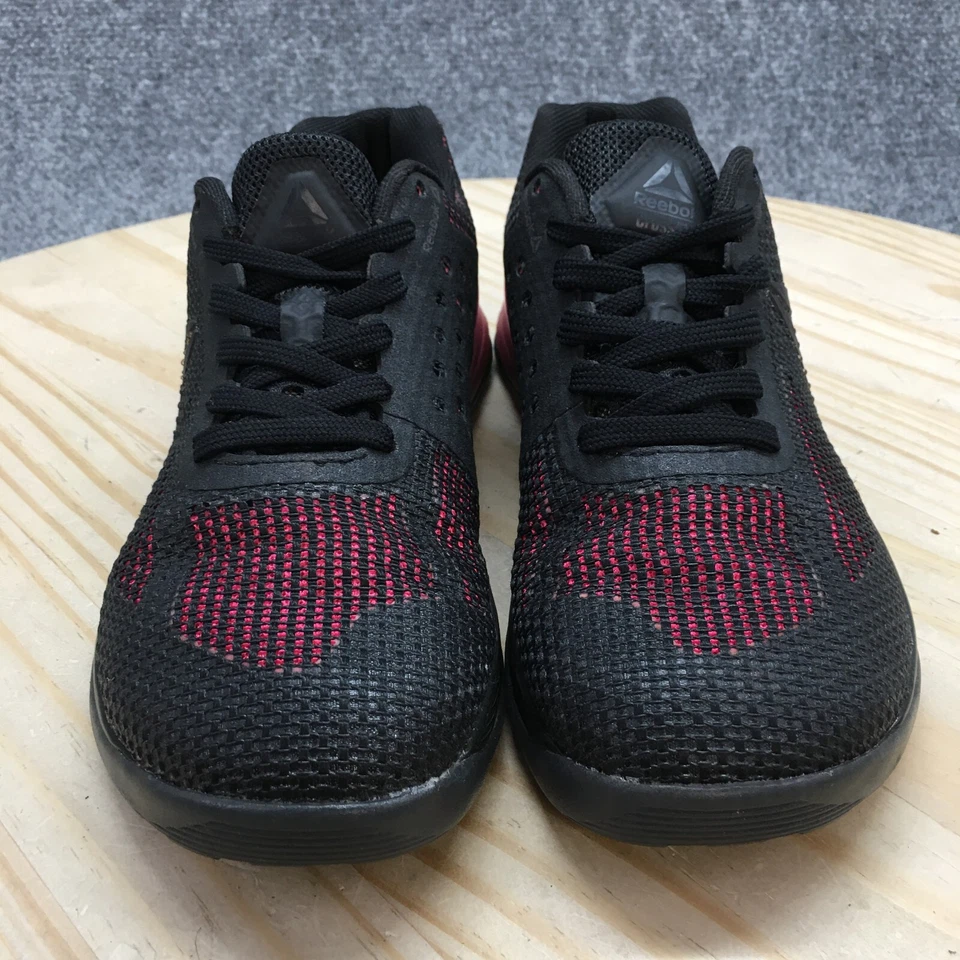 Reebok Zapatos Mujer 6 Crossfit Nano 7 Tenis de Entrenamiento Negro Malla Bajo BD5119 Foto 4 de 4