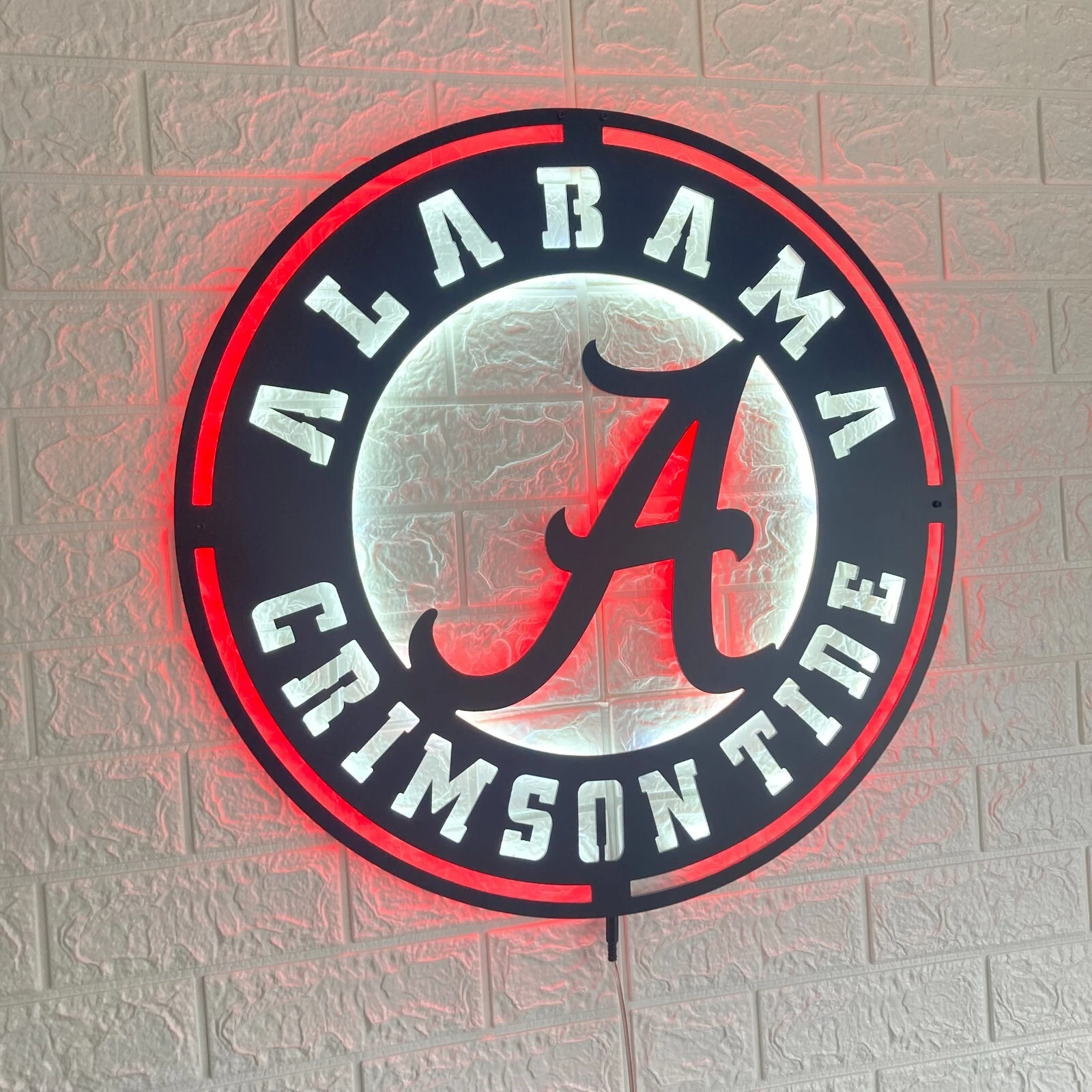 Albm Crimson Tide LED Neon Football Team Logo Sign