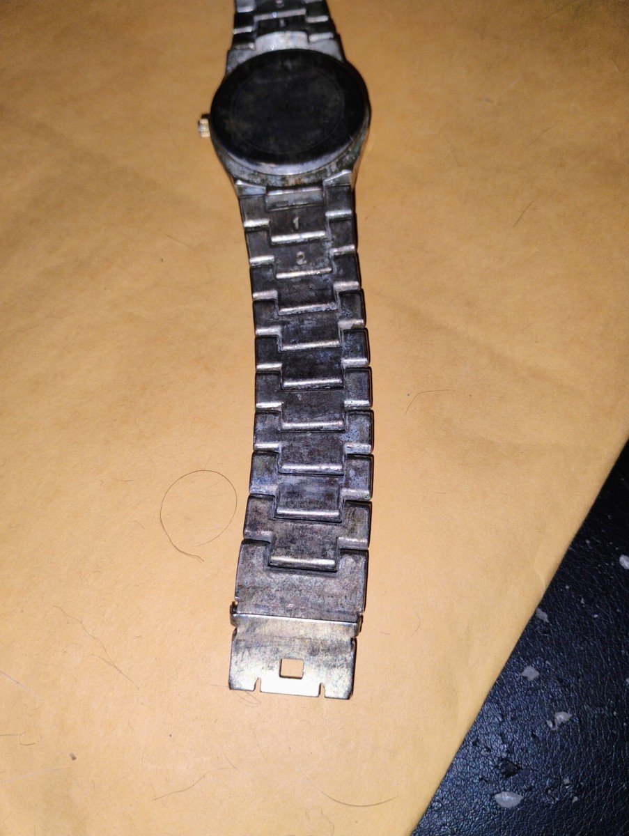 Vintage Movado Luno Sport Clear Men's Watch For Parts Repair Vintage Movado Luno Sport Clear Men's Watch For Parts Repair