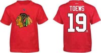 Reebok Jugend Chicago Blackhawks Jonathan Toews #19 Player T-Shirt Klein (8)