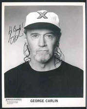 GEORGE CARLIN 8X10 SIGNED PHOTO AUTOGRAPH HBO ORIGINAL SIGNATURE POSTER REPRINT