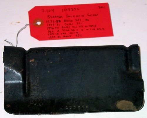 1976-1981 Malibu Cutlass Skylark Camaro NOS starter shield 1255252