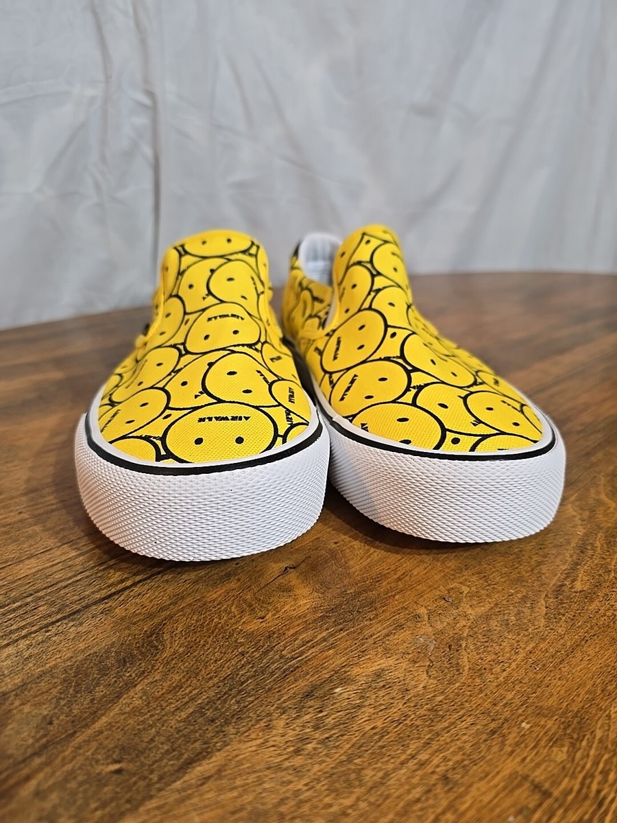 国内で当店のみ SMILEY - Vintage Racer Sneakers Airwalk Shoes Sneakers Smile Smiley Face yellow Mens Size