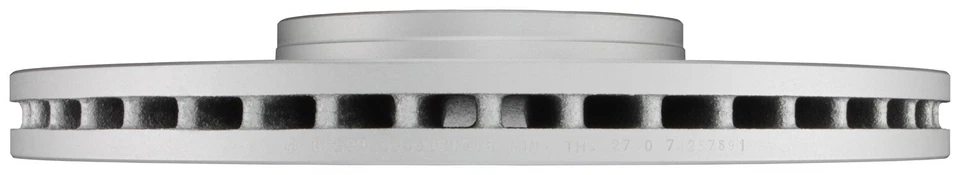 Rotor de freno de disco delantero Bosch QuietCast para Volkswagen CC 2009-2012 AWD 2010 2011 Foto 3 de 3