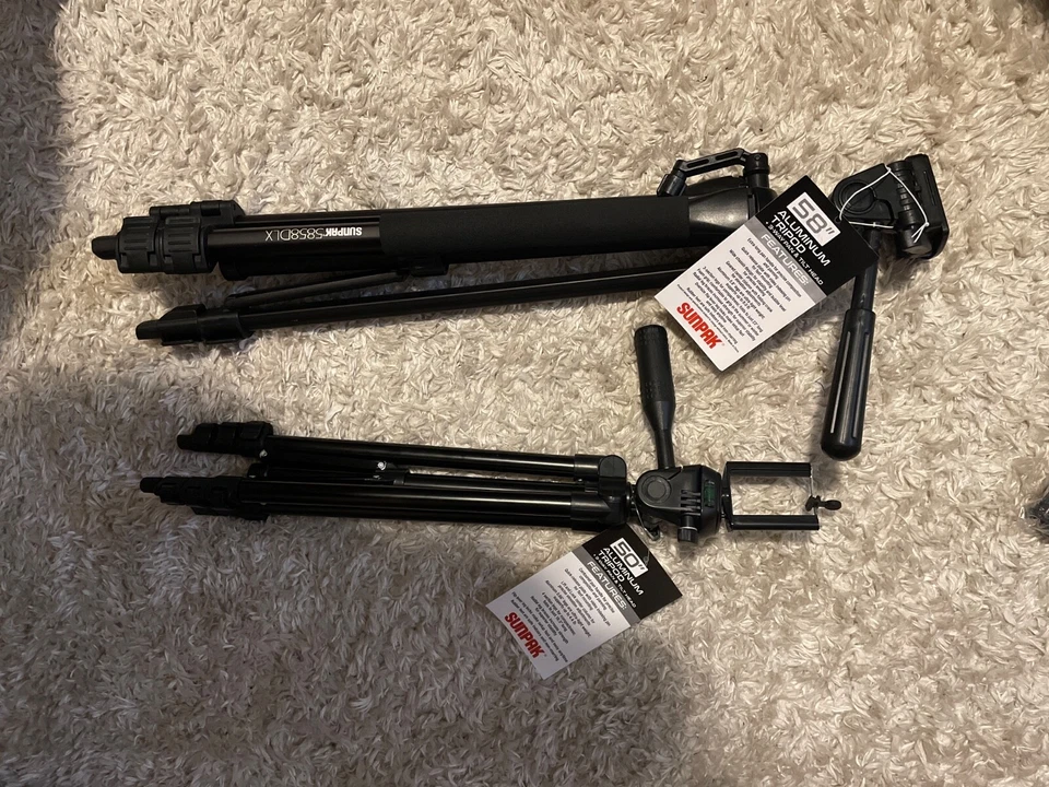 Soporte trípode Sunpak para teléfono y cámara - 50 y 58 pulgadas. Nuevo. Vendo ambos.  Foto 2 de 4