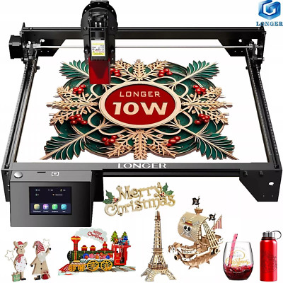 LONGER RAY5 10W Machine Laser Cutter 24000mm/min DIY 400 x 400mm Area Working