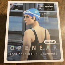 Open Ear, Bone AS19, Bone Conduction Headphones for Swimming IP68 Waterproof