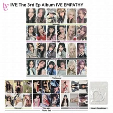 IVE The 3rd EP Album IVE EMPATHY Official Photocard Photo Set Heart Carabiner