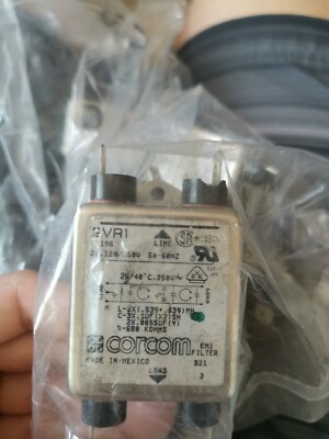 CORCOM 2VR1 F7196 EMI LINE FILTER 2A 120/250V